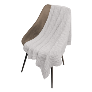 Плед Malta Soft вязаный, 160*90 см, серый Плед Malta Soft вязаный, 160*90 см, серый