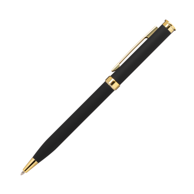 Шариковая ручка Benua, черная/позолота