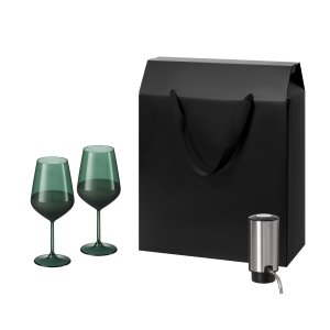 Подарочный набор Emerald, Dante (2 бокала + аэратор для вина) Подарочный набор Emerald, Dante (2 бокала + аэратор для вина)
