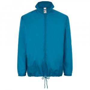 Ветровка унисекс Shift, бирюзовая Ветровка унисекс Shift, бирюзовая