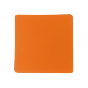 ПАТЧ КВАДРАТ soft-touch (оранжевый ) 5,5 х 5,5 см