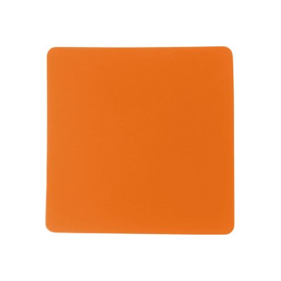 ПАТЧ КВАДРАТ soft-touch (оранжевый ) 5,5 х 5,5 см