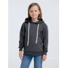 Толстовка с капюшоном детская Kirenga Kids, темно-серая (графит)