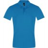 Рубашка поло мужская Perfect Men 180 бирюзовая Рубашка поло мужская Perfect Men 180 бирюзовая