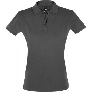 Рубашка поло женская Perfect Women 180 темно-серая