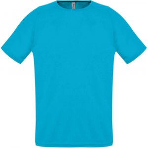 Футболка унисекс Sporty 140, бирюзовая
