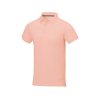 Calgary мужская футболка-поло с коротким рукавом, pale blush pink