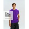 Футболка унисекс Regent 150, темно-фиолетовая