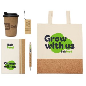 Welcome pack Hello eco, натуральный с нанесением