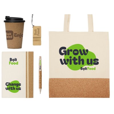 Welcome pack Hello eco, натуральный с нанесением