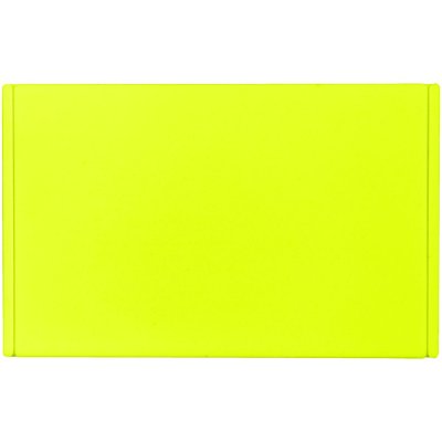 Лейбл из ПВХ Dzeta, ХL, желтый неон