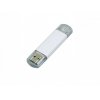 USB 2.0/micro USB- флешка на 16 Гб, белый