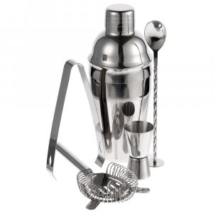 Набор для приготовления коктейлей Troubleshooter, серебристый Набор для приготовления коктейлей Troubleshooter, серебристый