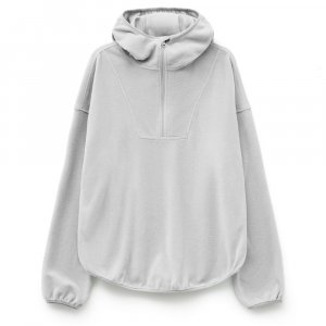 Анорак флисовый унисекс Fliska, светло-серый Анорак флисовый унисекс Fliska, светло-серый