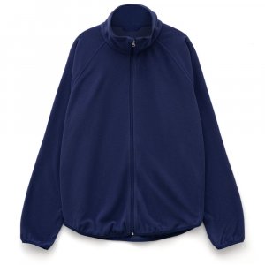 Куртка флисовая унисекс Fliska, темно-синяя Куртка флисовая унисекс Fliska, темно-синяя