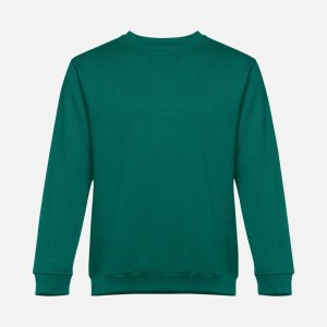 Свитшот унисекс Delta, темно-зеленый