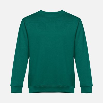 Свитшот унисекс Delta, темно-зеленый