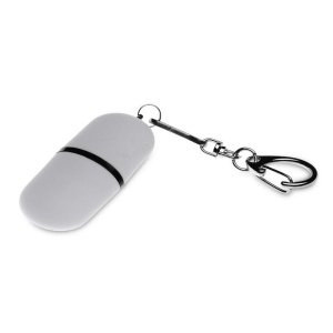 Флешка Goutte Soft-touch на 4 Гб, белый Флешка Goutte Soft-touch на 4 Гб, белый