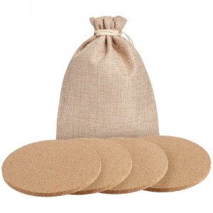 Набор из 4 костеров Suberic, круг Набор из 4 костеров Suberic, круг