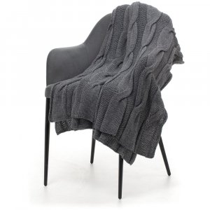 Плед Snefald, серый (маренго меланж) Плед Snefald, серый (маренго меланж)