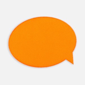 Наклейка тканевая Lunga Bubble, M, оранжевый неон Наклейка тканевая Lunga Bubble, M, оранжевый неон