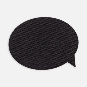 Наклейка тканевая Lunga Bubble, M, черная Наклейка тканевая Lunga Bubble, M, черная