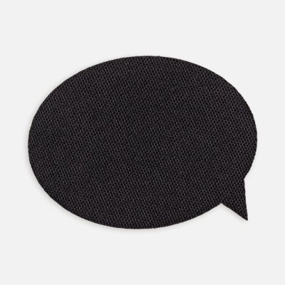 Наклейка тканевая Lunga Bubble, M, черная