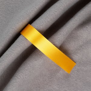 Лента сатиновая Satin 20 XXL, желтая, 210 см