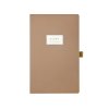 Ежедневник недатированный А5 Total beige с нашивкой, бежевый