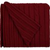 Плед Tressa, темно-красный