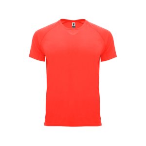 Футболка Bahrain мужская, неоновый кораловый