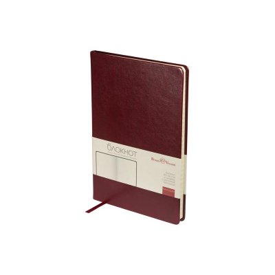 Блокнот А5 Megapolis Nebraska, бордовый