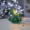 Свеча фигурная «Лошадка-качалка», зеленая