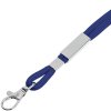Шнурок для бейджа Tube Metal, синий