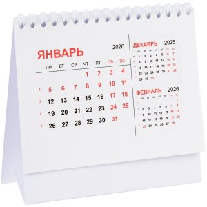 Календарь настольный Datio, белый