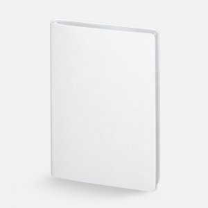 Ежедневник Nebraska Flex, недатированный, белый с серебристым