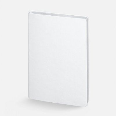 Ежедневник Nebraska Flex, недатированный, белый с серебристым