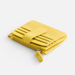 Картхолдер на молнии Unison, желтый Картхолдер на молнии Unison, желтый