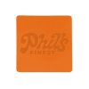 ПАТЧ КВАДРАТ soft-touch (оранжевый ) 5,5 х 5,5 см
