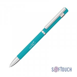 Ручка шариковая "Mars", покрытие soft touch, цвет бирюзовый