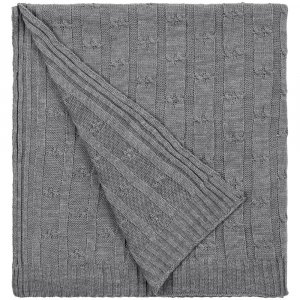 Плед Trenza, темно-серый Плед Trenza, темно-серый