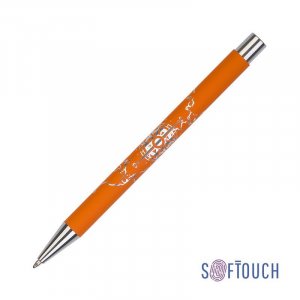 Ручка шариковая "Aurora", покрытие soft touch, цвет оранжевый