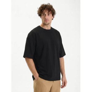 Футболка Oversize Premium 210, черная
