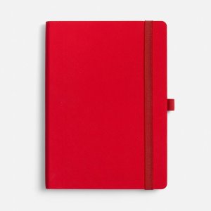 Ежедневник Peel Flex, недатированный, красный