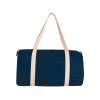 Хлопковая сумка Barrel Duffel, темно-синий/бежевый