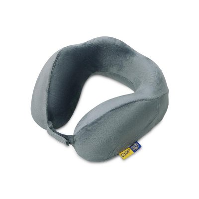 Подушка для путешествий с эффектом памяти Travel Blue Tranquility Pillow, увеличенная (212), цвет серый
