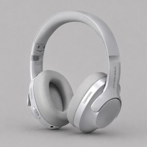 Беспроводные накладные наушники Stereo Ultra ANC, BT 5.4, ANC/ENC, 500мАч, серебристый, Deppa