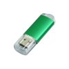 USB 2.0- флешка на 64 Гб с прозрачным колпачком, зеленый