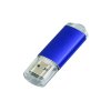 USB 2.0- флешка на 16 Гб с прозрачным колпачком, синий