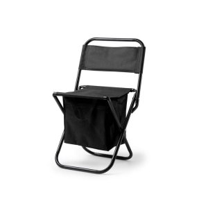 Складной уличный стул из полиэстера KOVAL, черный Складной уличный стул из полиэстера KOVAL, черный